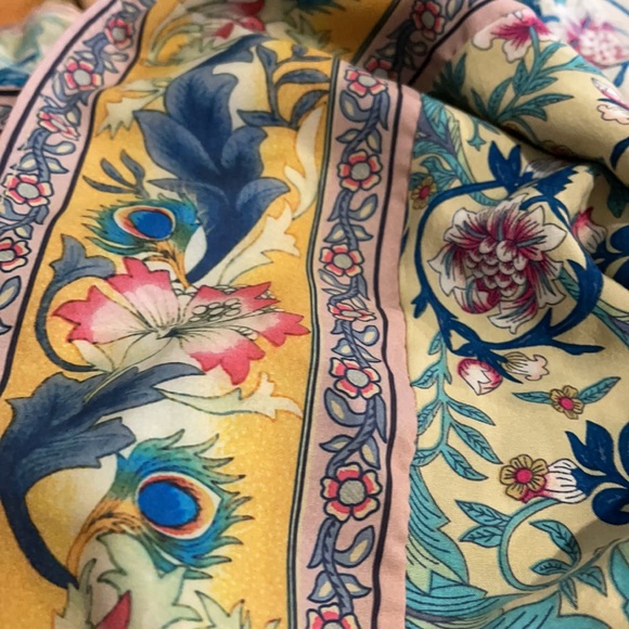 Bohemian Floral Kimono Maxi Duster ~ Gorgeous - Picture 4 of 8